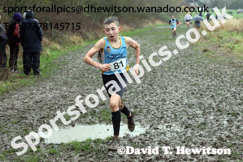 Junior boys Northern Inter Counties Schools Cross Country, Stockton. Photo: David T. Hewitson/Sports for All Pics